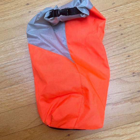 New Arcteryx roll top Orange and Gray roll top Bag - Picture 3 of 3